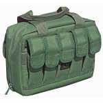 Double Pistol Case with 10 Outside Mag Pockets - Olive Drab