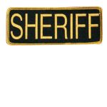 2x5 Patch - SHERIFF PATCH