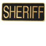 4x9 Patch - SHERIFF PATCH